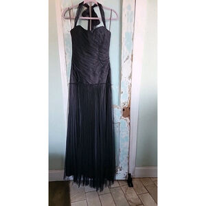 Vera Wang WHITE Collection Gown: Black Tulle - Size 6